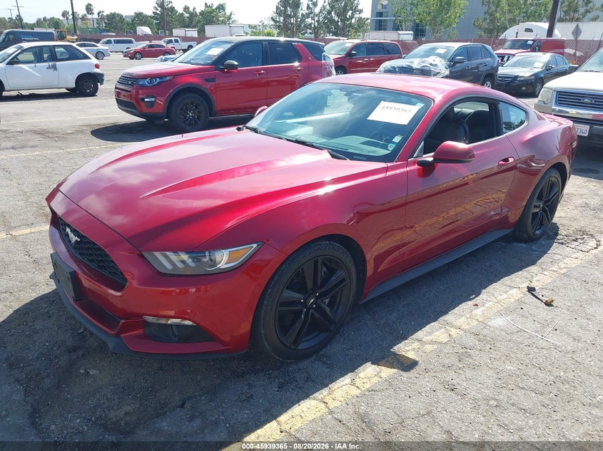2016 Ford Mustang, Обычный износ, IAAI, VIN 1FA6P8TH4G5261172 — фото 2