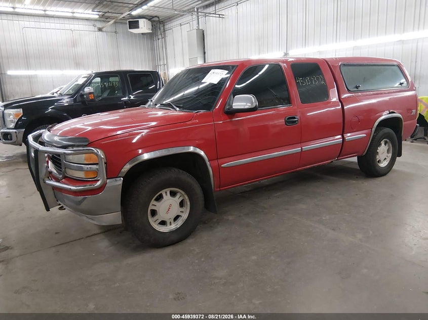 1999 GMC Sierra, Right Side, IAAI, VIN 2GTEK19TXX1543812 — photo 2