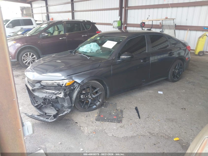 2023 Honda Civic, Rear, IAAI, VIN 2HGFE2F53PH540024 — photo 2