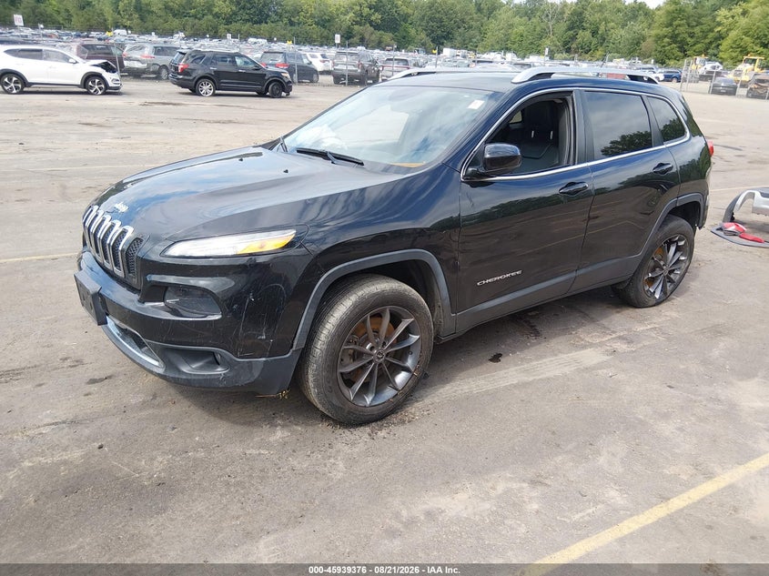 2015 Jeep Cherokee, Удар сзади, IAAI, VIN 1C4PJMDB2FW785156 — фото 2