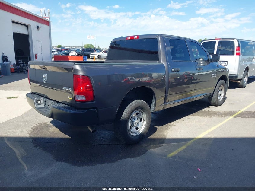 Vin: 1c6rr7kg0js306807, lot: 46438564, ram 1500 tradesman  4x4 5'7 box 20184