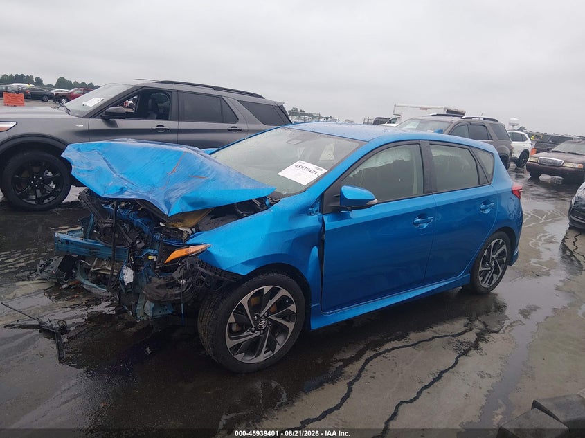 2018 Toyota Corolla Im, Front End, IAAI, VIN JTNKARJE6JJ559127 — photo 2