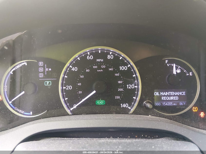 LEXUS CT 200H 2011 VIN JTHKD5BH1B2033477