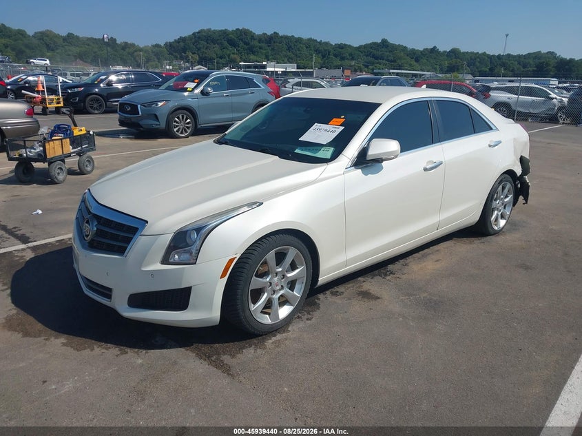2014 Cadillac ATS, Левый зад, IAAI, VIN 1G6AB5RX5E0103758 — фото 2