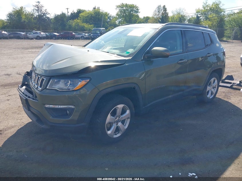 2021 Jeep Compass, Right Front, IAAI, VIN 3C4NJDBB8MT565968 — photo 2