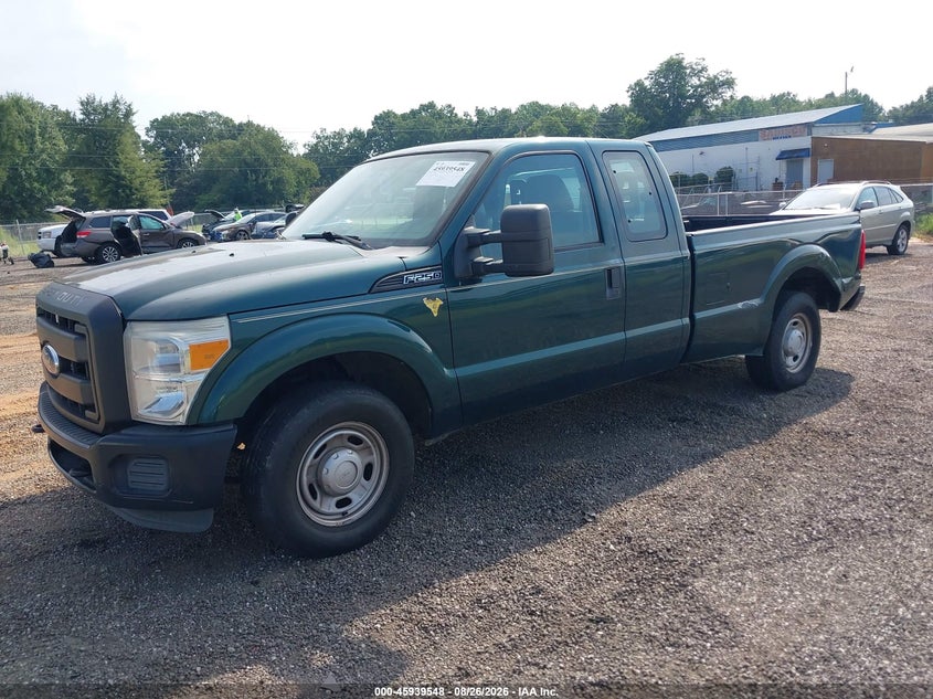 2012 Ford F250, Левый бок, IAAI, VIN 1FT7X2A66CEA50370 — фото 2