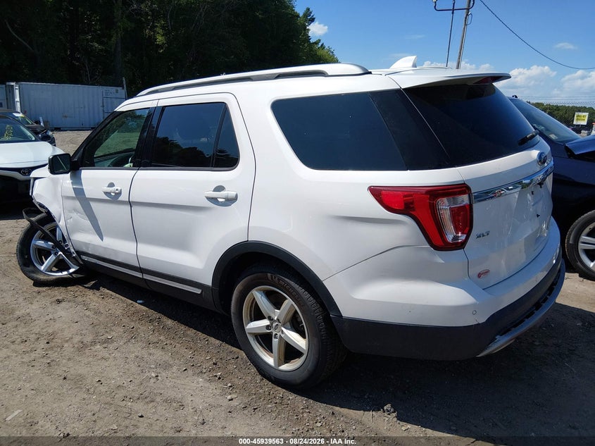 Vin: 1fm5k8dh6hgd73654, lot: 46438735, ford explorer xlt 20173
