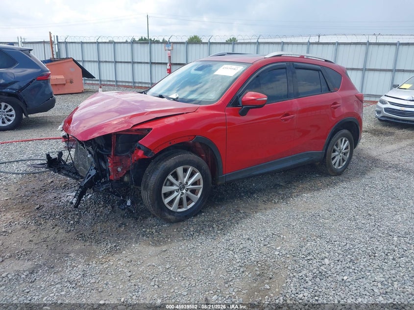 Vin: jm3ke2cy6g0825808, lot: 46438754, mazda cx-5 touring 20162