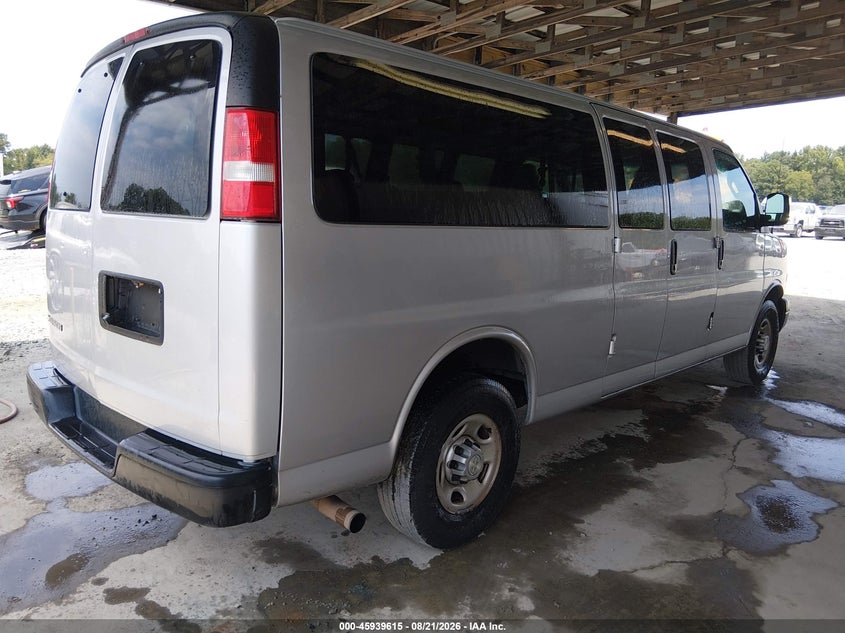 Vin: 1gazgnfg4l1253673, lot: 46438787, chevrolet express passenger rwd 3500 extended wheelbase ls 20204