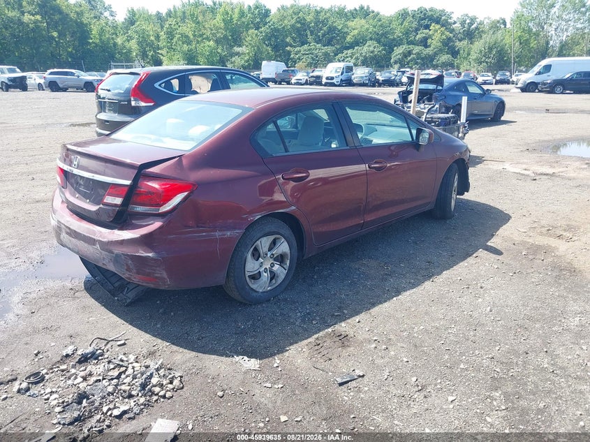 2014 HONDA CIVIC auction photo 4