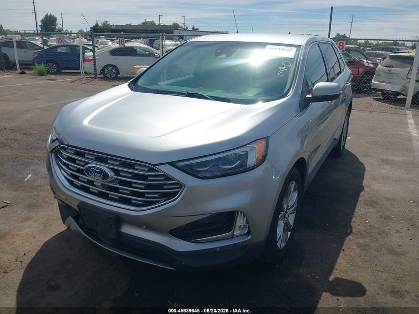 2022 Ford Edge, Удар сзади, IAAI, VIN 2FMPK4K96NBA55680 — фото 2