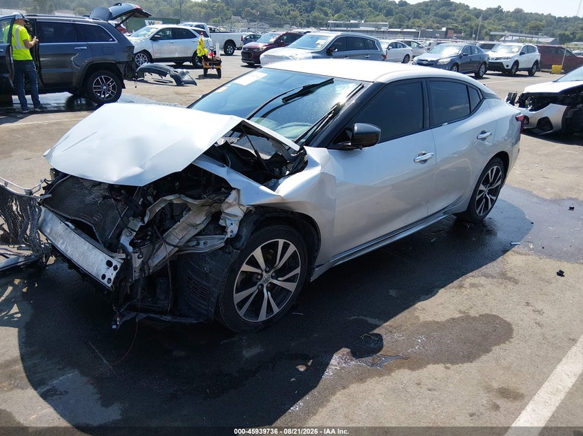 2017 Nissan Maxima, Front End, IAAI, VIN 1N4AA6AP3HC398840 — photo 2
