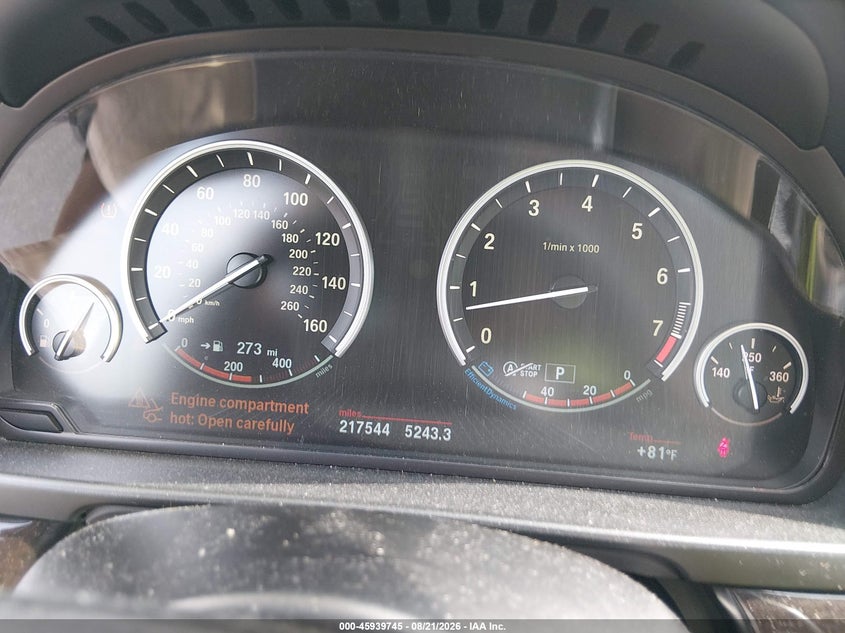 2014 BMW 535I auction photo 7