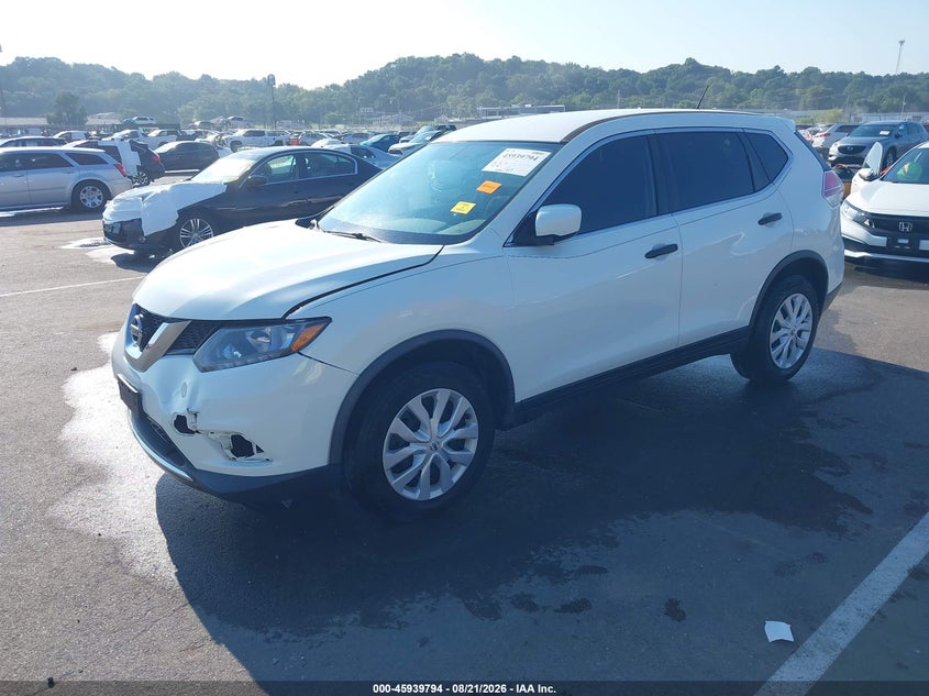 2016 Nissan Rogue, Left Front, IAAI, VIN JN8AT2MT3GW025255 — photo 2