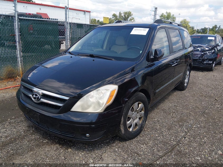 2007 Hyundai Entourage, Left Front, IAAI, VIN KNDMC233876025679 — photo 2