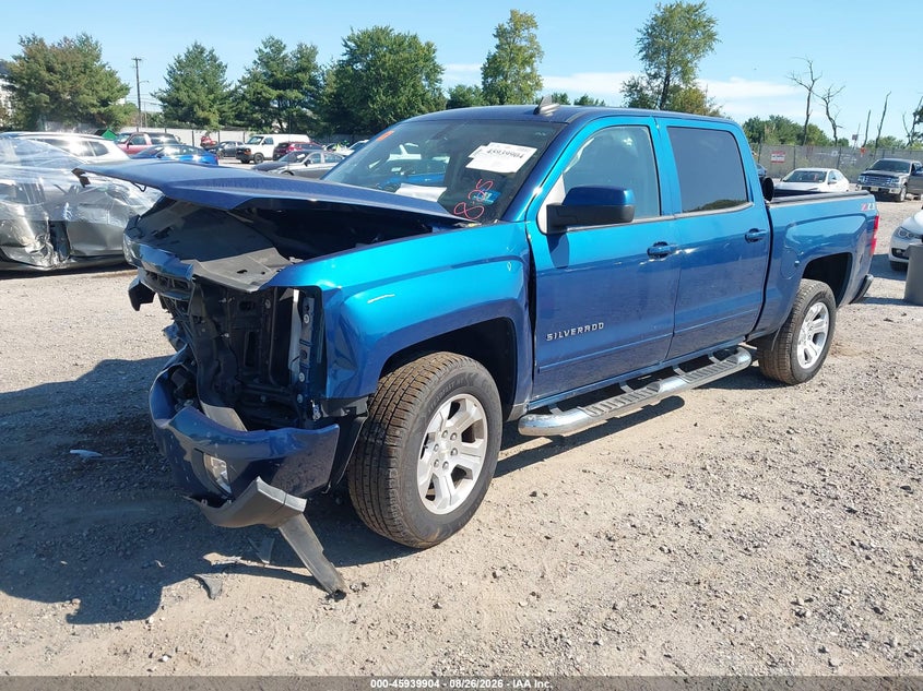 2018 Chevrolet Silverado, Front End, IAAI, VIN 3GCUKREC6JG348157 — photo 2