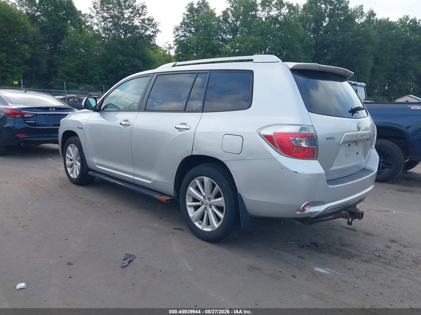 2008 TOYOTA HIGHLANDER HYBRID auction photo 3