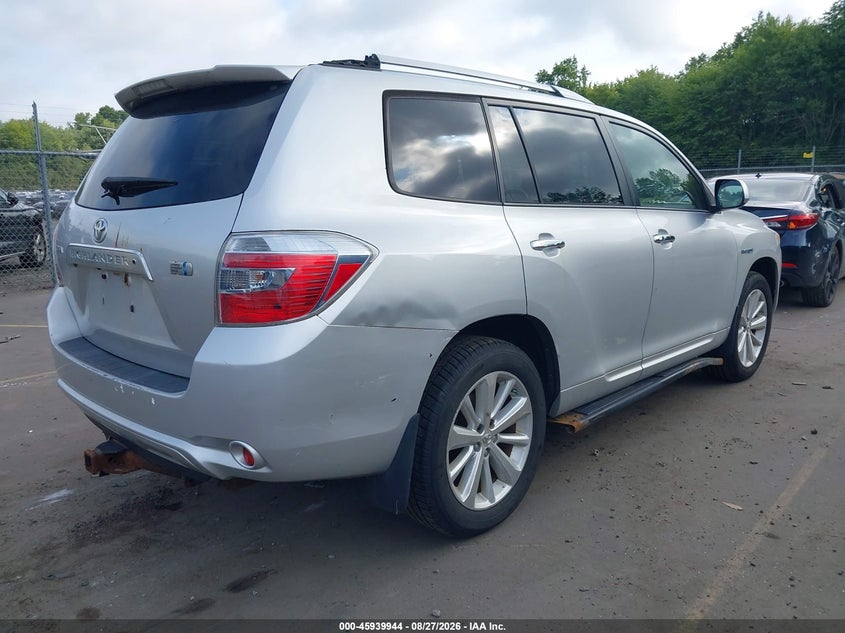 2008 TOYOTA HIGHLANDER HYBRID auction photo 4
