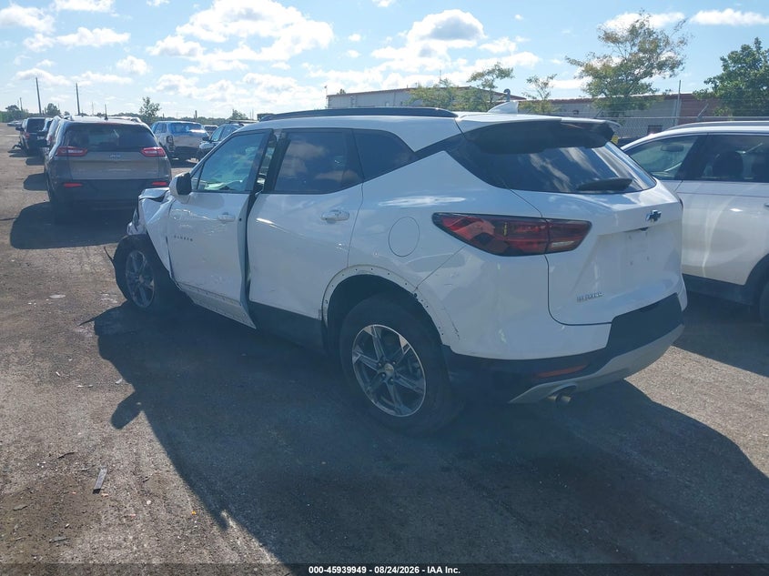 Vin: 3gnkbcr41ss123772, lot: 46439121, chevrolet blazer fwd 2lt 20253