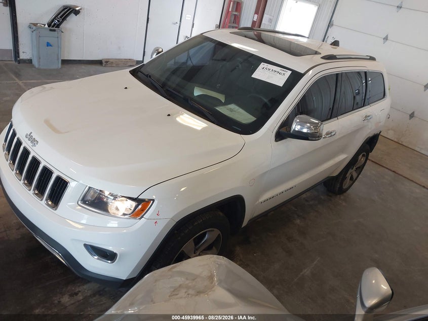 2014 Jeep Grand Cherokee, Удар ззаду, IAAI, VIN 1C4RJFBG2EC583629 — фото 2