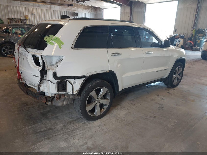 Vin: 1c4rjfbg2ec583629, lot: 46439137, jeep grand cherokee limited 20144