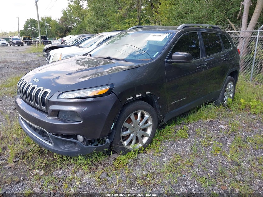 Vin: 1c4pjldb4gw164710, lot: 46439192, jeep cherokee limited 20162