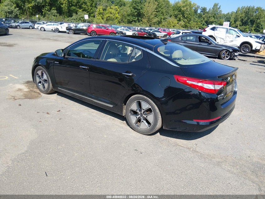 2013 KIA OPTIMA HYBRID auction photo 3