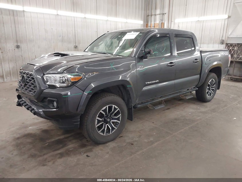2021 Toyota Tacoma Trd Sport, Left & Right Side, IAAI, VIN 3TMCZ5AN2MM450889 — photo 2
