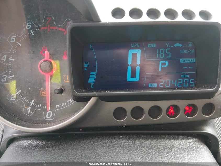 CHEVROLET SONIC 2014 VIN 1G1JC5SH1E4202284