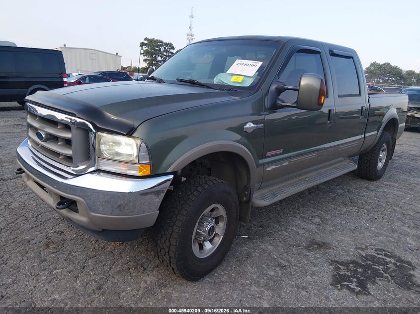 2003 Ford F250, Удар ззаду, IAAI, VIN 1FTNW21P63EC36946 — фото 2