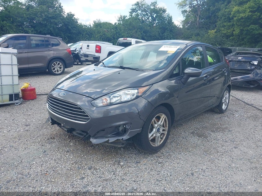 2018 Ford Fiesta, Flood, IAAI, VIN 3FADP4EJ2JM107125 — photo 2