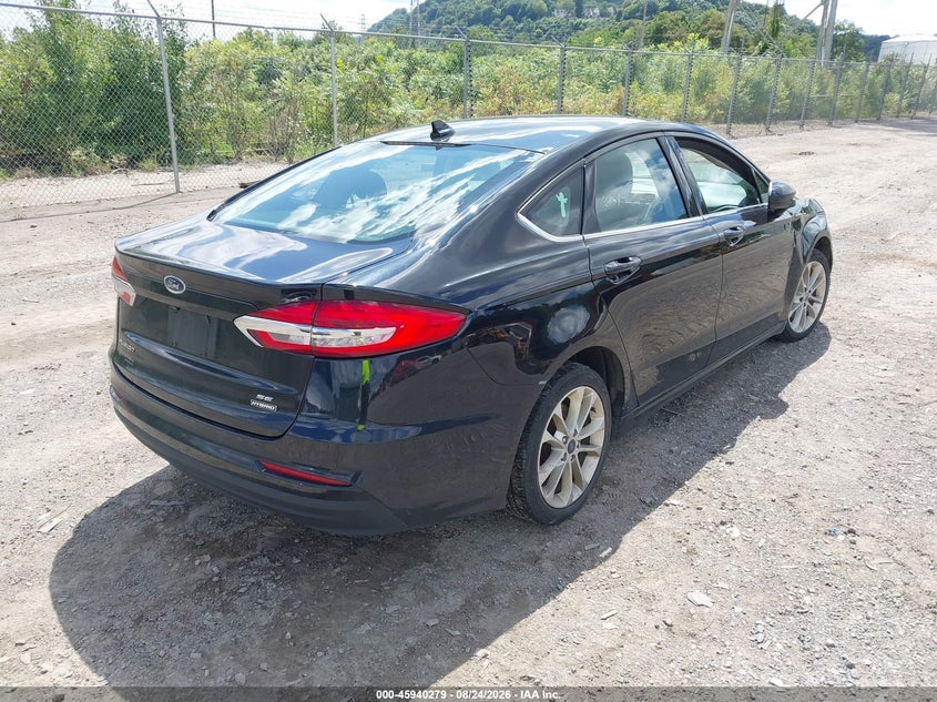 Vin: 3fa6p0lu1lr163707, lot: 46439451, ford fusion hybrid se 20204