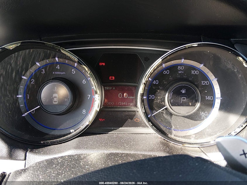 HYUNDAI SONATA 2013 VIN 5NPEC4AC5DH656703
