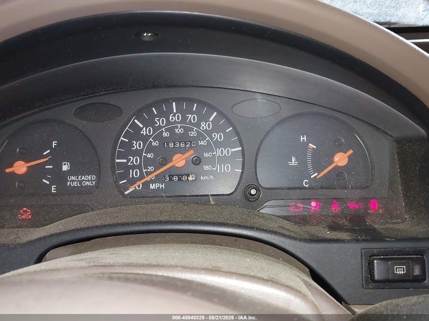 1995 TOYOTA TERCEL COUPE 1.5L I4 FI F