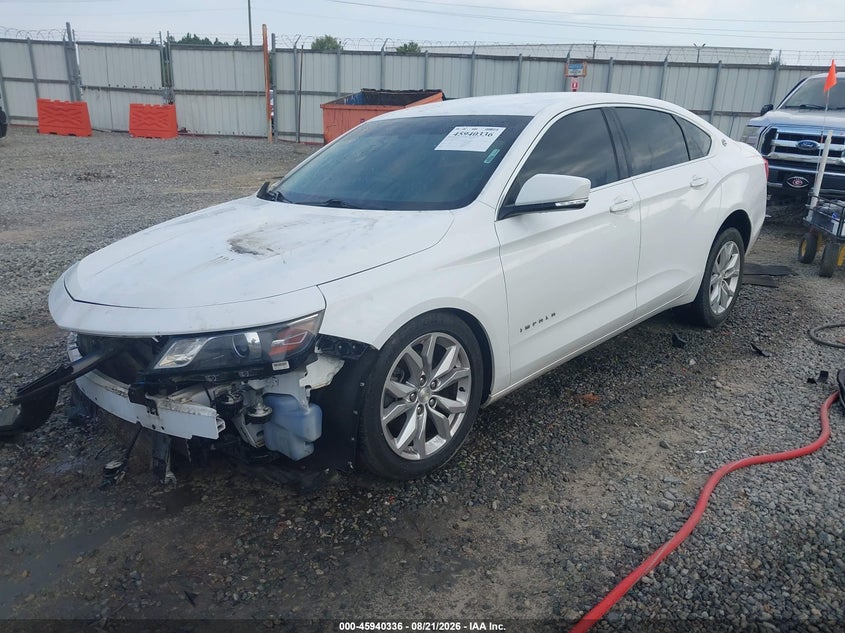 2017 Chevrolet Impala, Удар спереди, IAAI, VIN 2G1105SA3H9166840 — фото 2