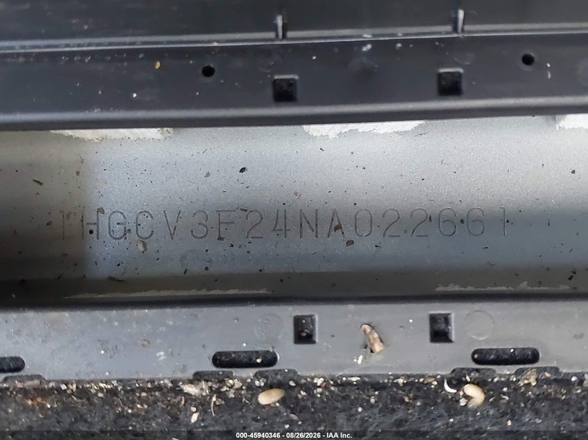 HONDA ACCORD HYBRID 2022 VIN 1HGCV3F24NA022661
