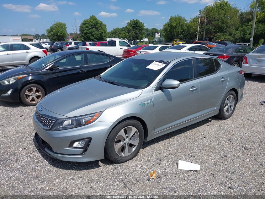 2015 KIA OPTIMA HYBRID auction photo 2