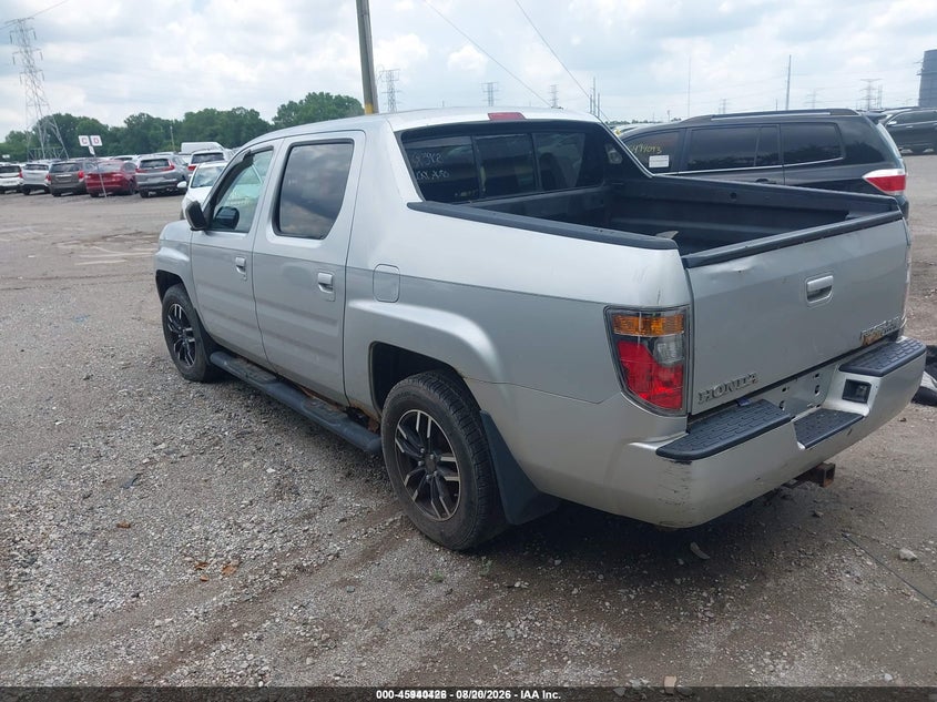 HONDA RIDGELINE 2008 VIN 2HJYK163X8H503266