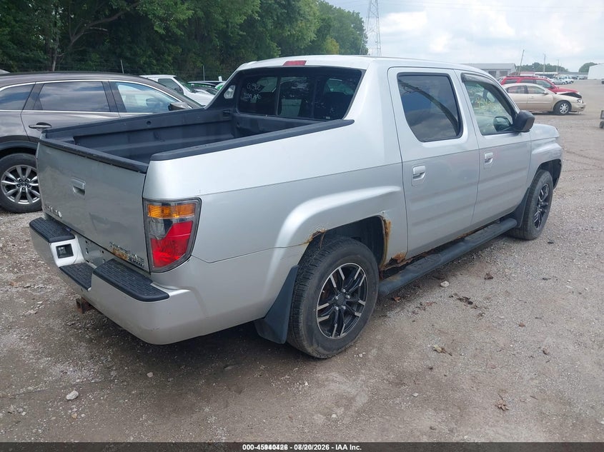 HONDA RIDGELINE 2008 VIN 2HJYK163X8H503266