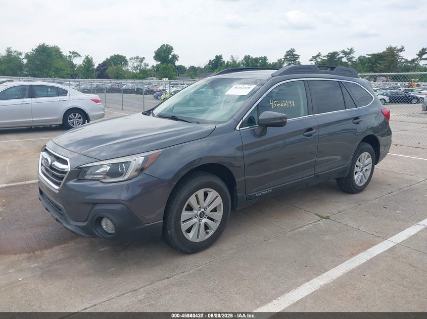 2019 Subaru Outback, Правый зад, IAAI, VIN 4S4BSAFC5K3350652 — фото 2