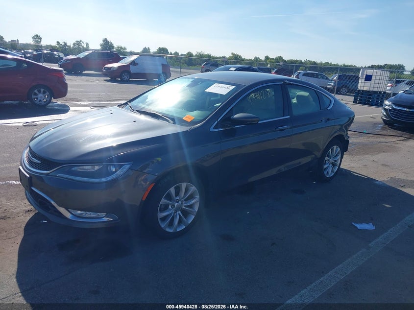 2015 Chrysler 200, Удар сзади, IAAI, VIN 1C3CCCCB6FN742552 — фото 2