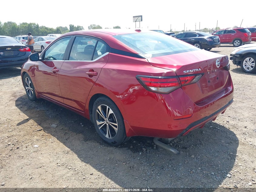 Vin: 3n1ab8cv1ly213329, lot: 46439643, nissan sentra sv xtronic cvt 20203