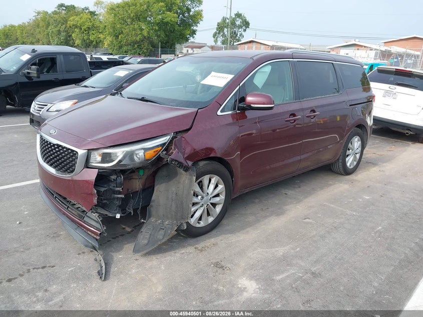 2016 KIA SEDONA auction photo 2