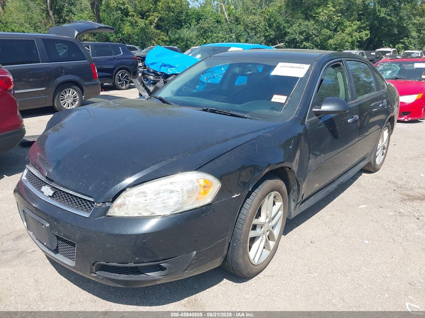 2013 Chevrolet Impala, Right Side, IAAI, VIN 2G1WC5E3XD1214871 — photo 2
