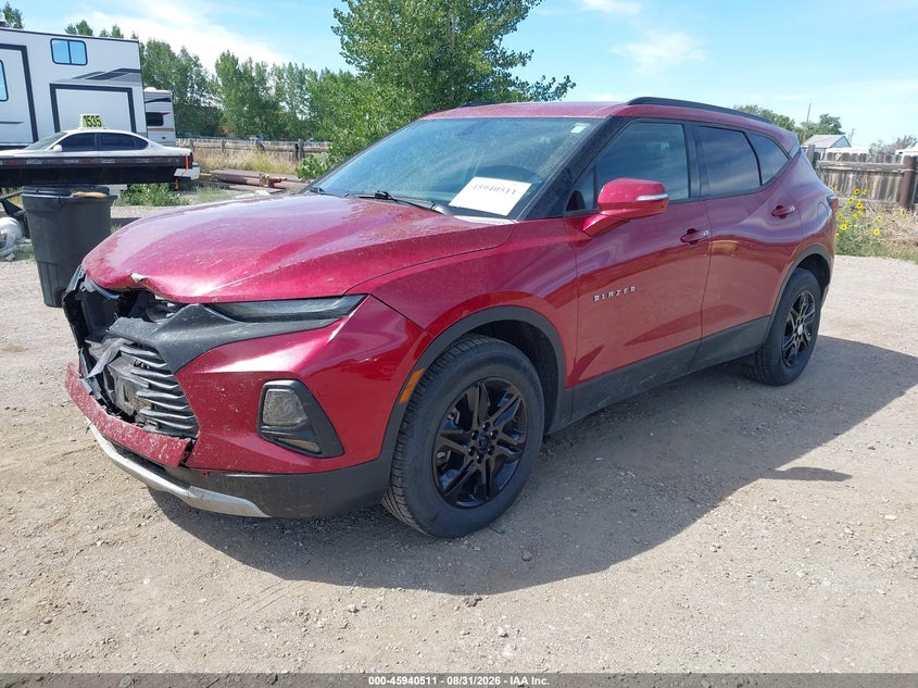2019 Chevrolet Blazer, Удар спереду, IAAI, VIN 3GNKBGRS5KS703905 — фото 2