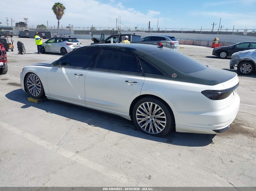 Vin: wau8daf89kn007588, lot: 46439695, audi a8 l 55 20193