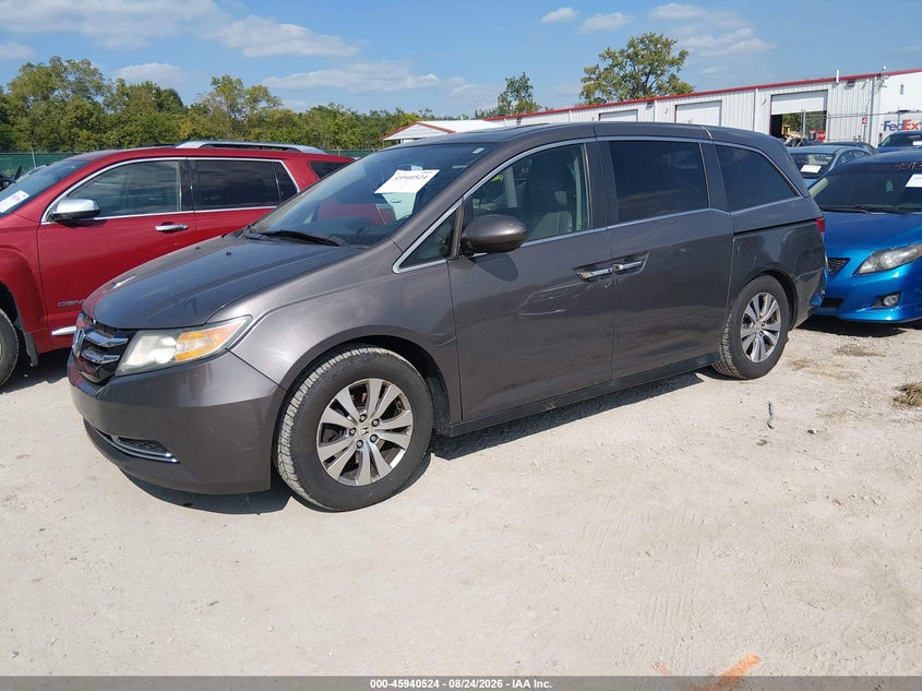 2014 Honda Odyssey, Normal Wear & Tear, IAAI, VIN 5FNRL5H60EB092417 — photo 2