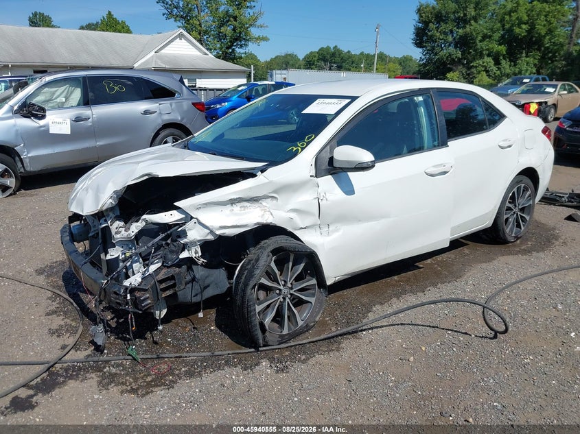2017 Toyota Corolla, Front End, IAAI, VIN 5YFBURHE0HP594186 — photo 2