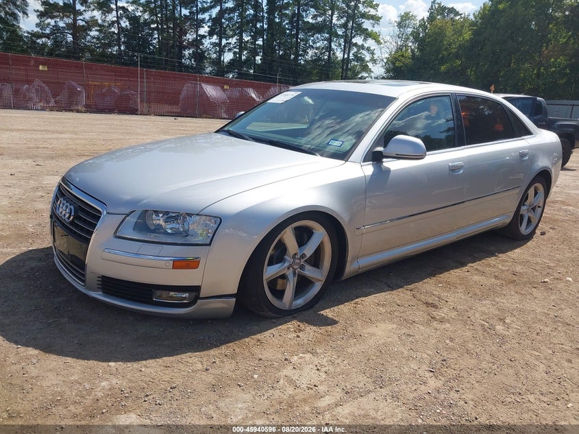 2008 AUDI A8 SEDAN 4.2L V-8 DI, DOHC, VVT, 350HP