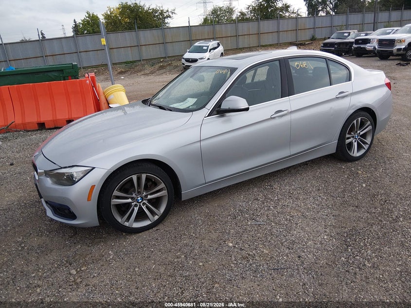 2017 BMW 3er, Front End, IAAI, VIN WBA8D9G33HNU63130 — photo 2